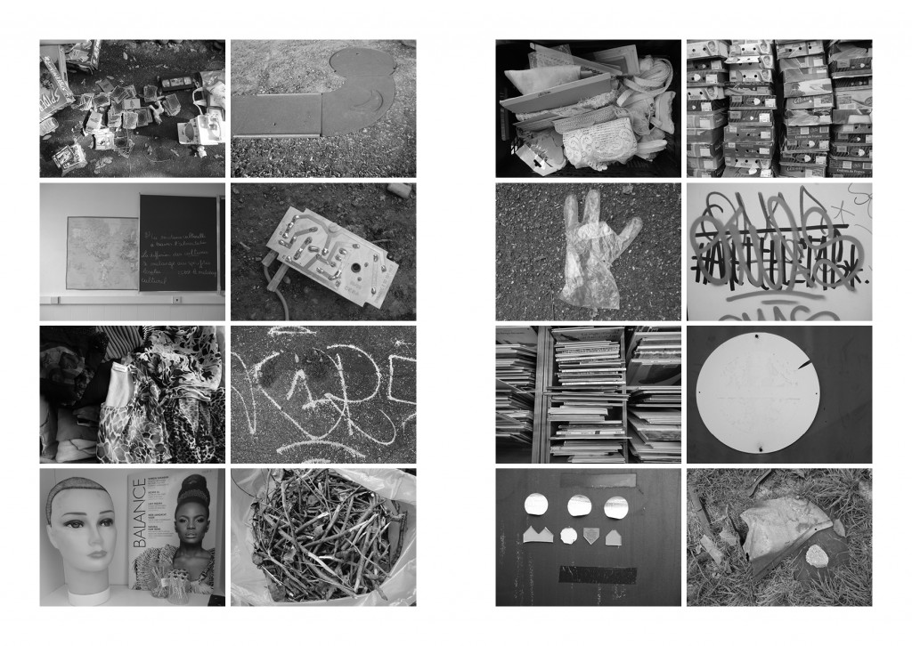 Extraits de l'édition Mémoire Palace, 21 x 15 cm, 36 pages, graphisme Christophe Hamery, 2015